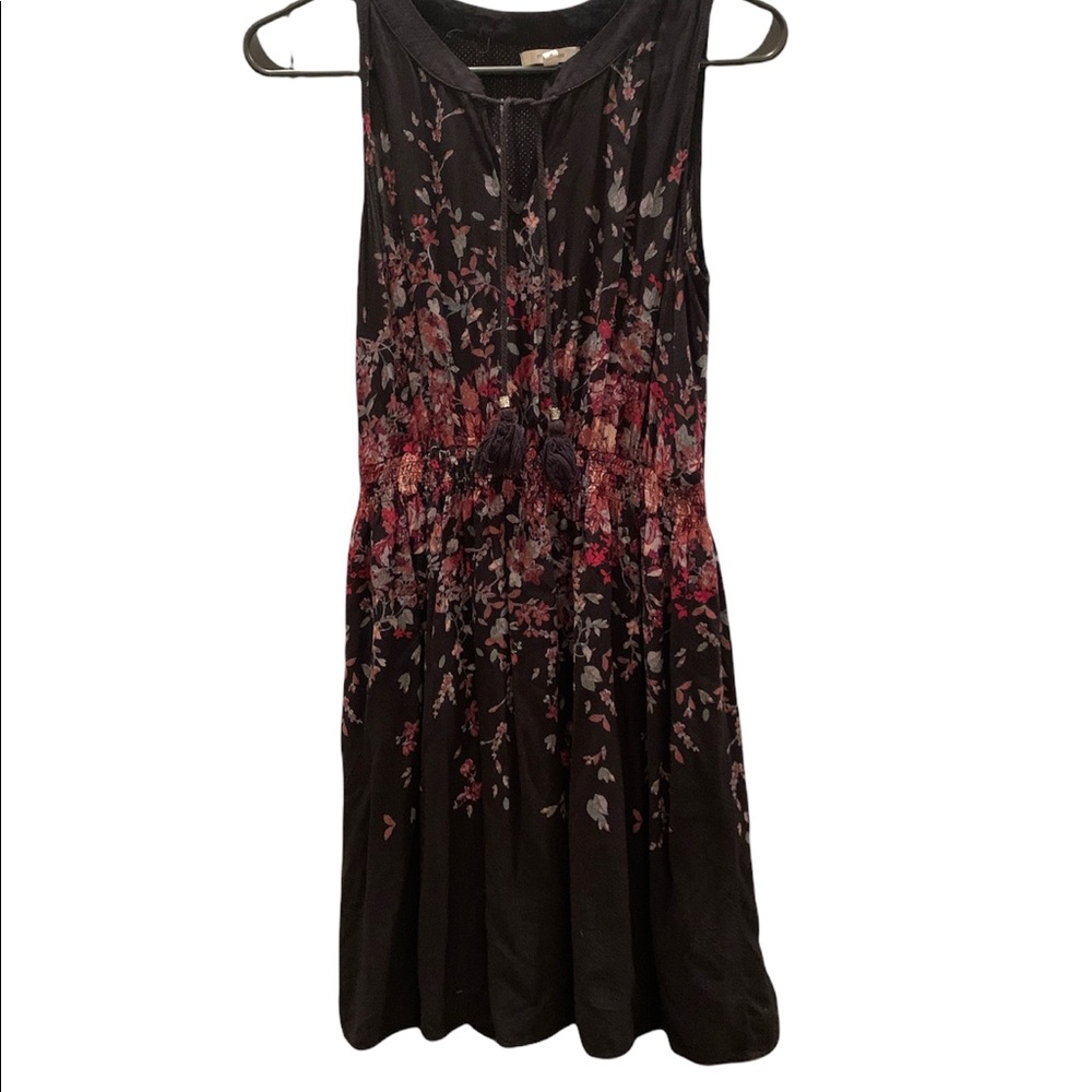 Maurices Women’s Floral and Black Dress size small